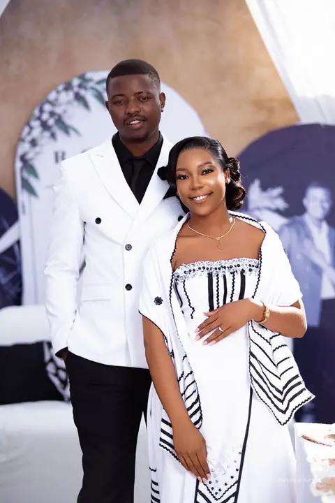 Panashe and Shantel at their roora